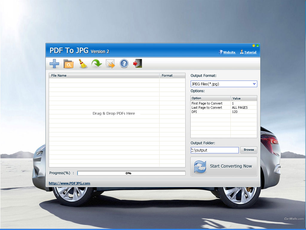 Windows 7 PDF To JPG 2.9.11 full
