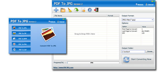PDF To JPG Software - Convert PDF To JPG, TIF, PNG, BMP and GIF Images